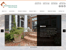 Tablet Screenshot of frederickblock.com